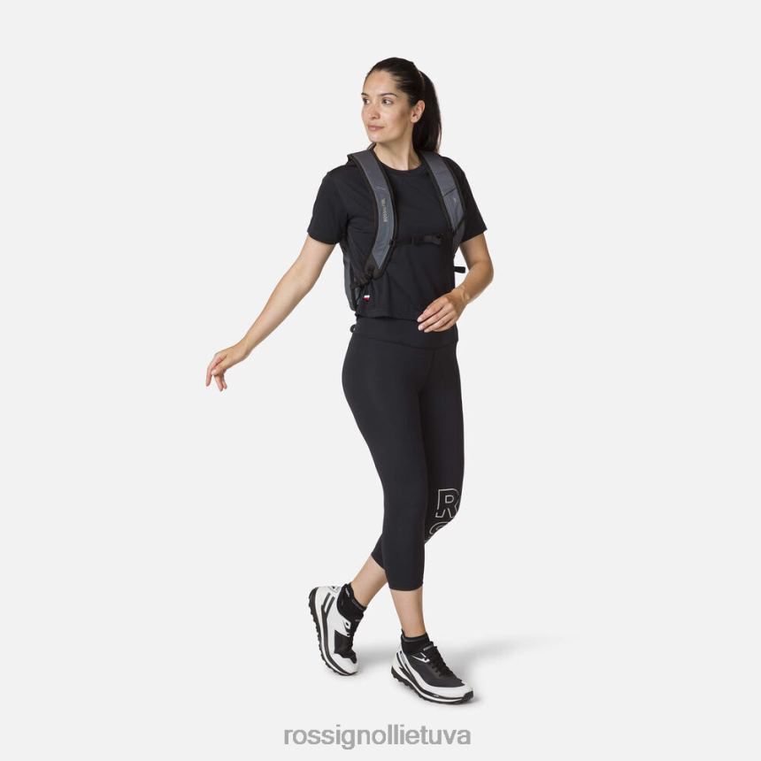 dugnai Rossignol 3/4 tempimo bėgimo pėdkelnės juodas moterys 268B2838