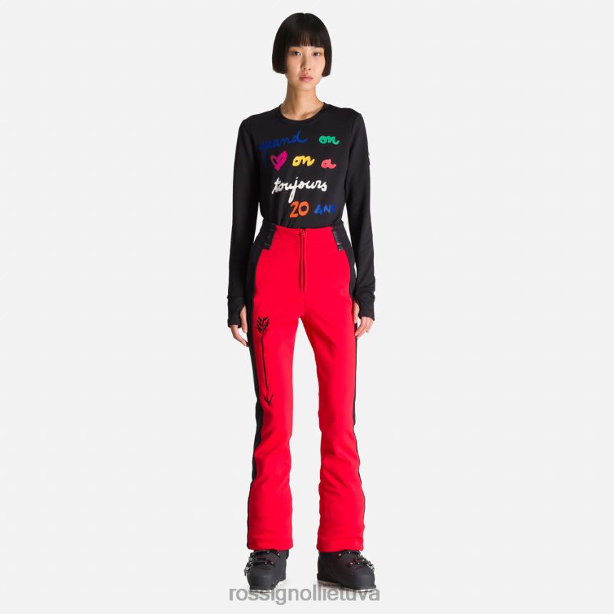 dugnai Rossignol jcc brady minkštos kelnės raudona moterys 268B21124