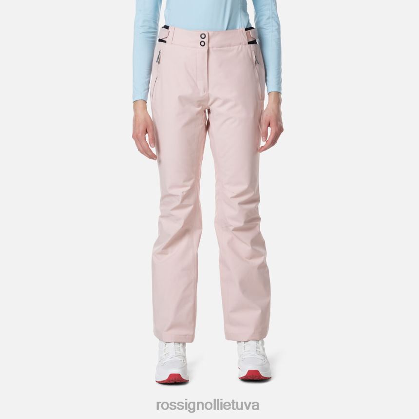 dugnai Rossignol slidinėjimo kelnės pudros rožinės spalvos moterys 268B2824