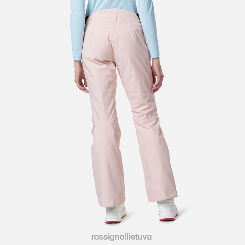 dugnai Rossignol slidinėjimo kelnės pudros rožinės spalvos moterys 268B2824