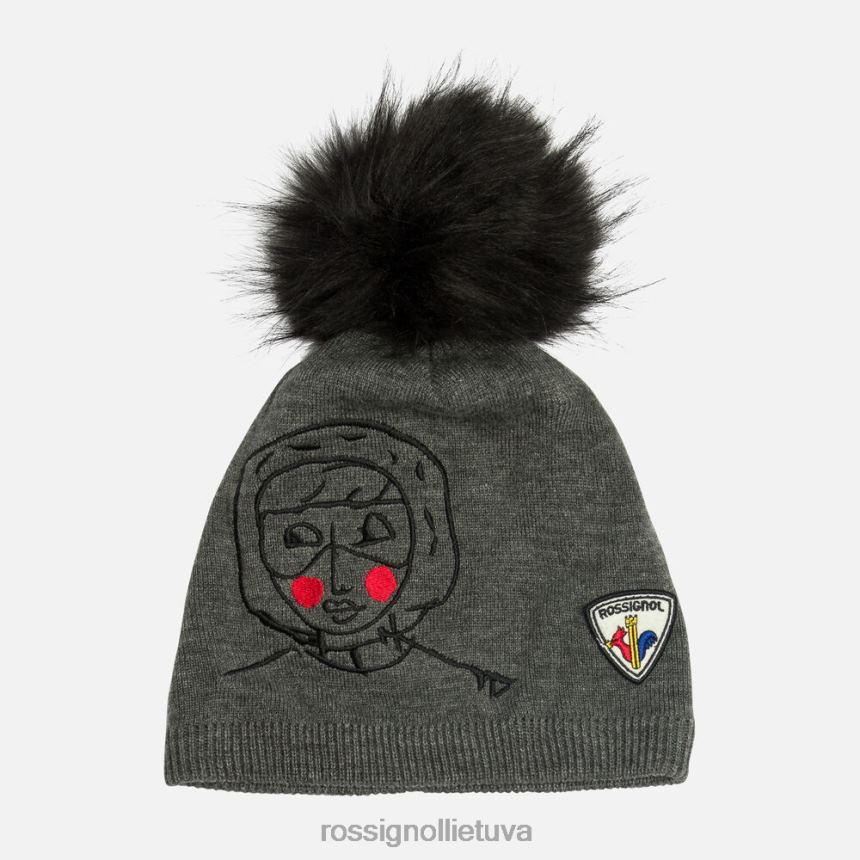 priedai Rossignol jcc missy beanie viržių pilka moterys 268B21021