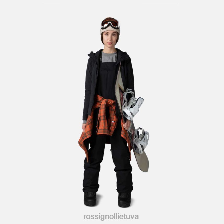 viršūnės Rossignol opside striukė su gobtuvu juodas moterys 268B2814