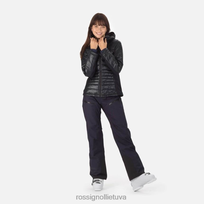 viršūnės Rossignol skpr hibridinė šviesi striukė juodas moterys 268B2800