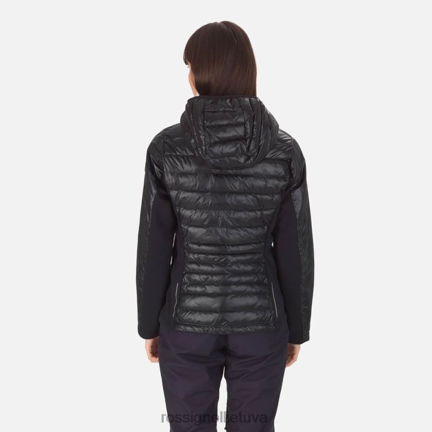 viršūnės Rossignol skpr hibridinė šviesi striukė juodas moterys 268B2800