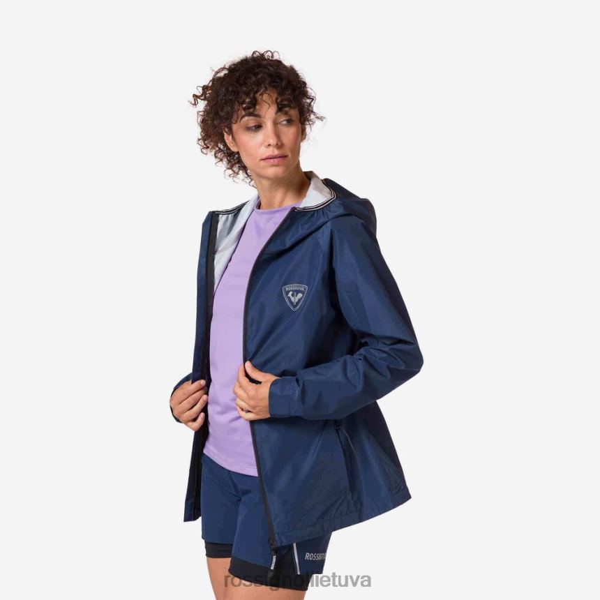 viršūnės Rossignol aktyvi striukė nuo lietaus tamsiai laivynas moterys 268B2871