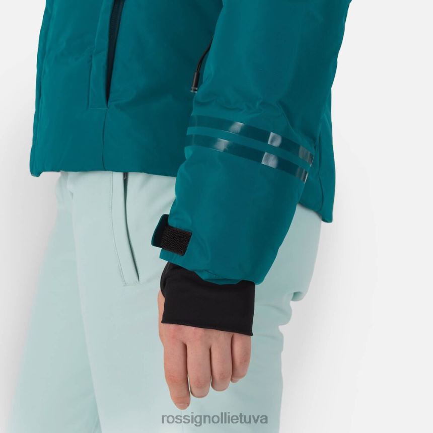 viršūnės Rossignol rapide perlamutrinė slidinėjimo striukė tamsus smaragdas moterys 268B2788