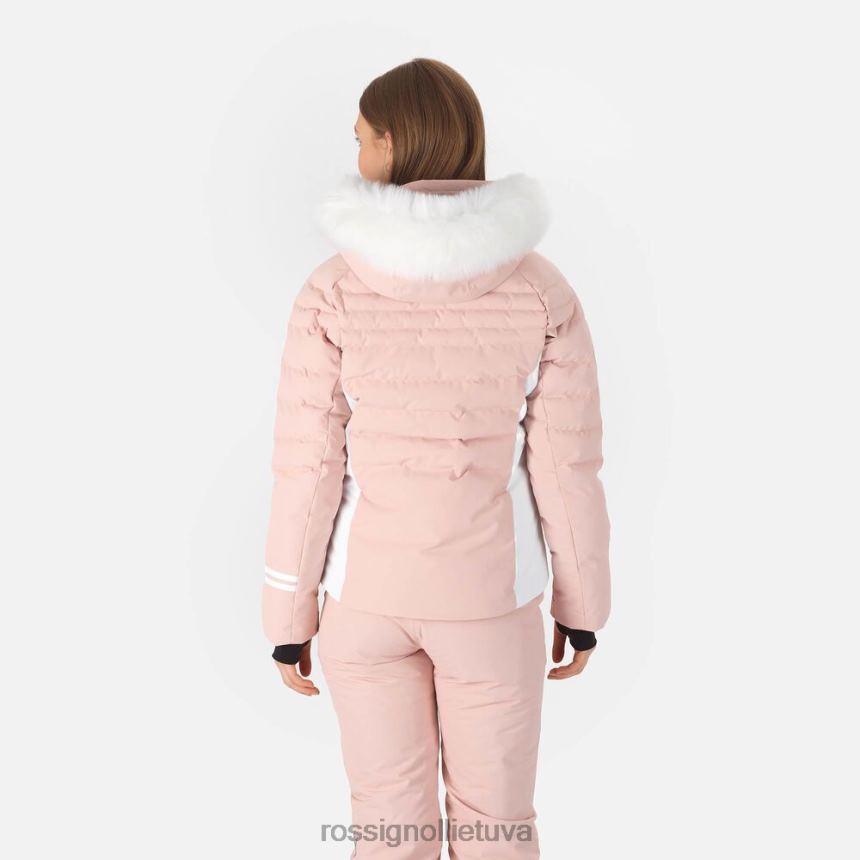 viršūnės Rossignol rapide slidinėjimo striukė pudros rožinės spalvos moterys 268B21113