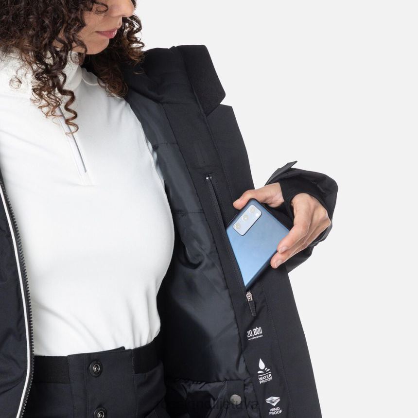 viršūnės Rossignol staci slidinėjimo striukė juodas moterys 268B2759