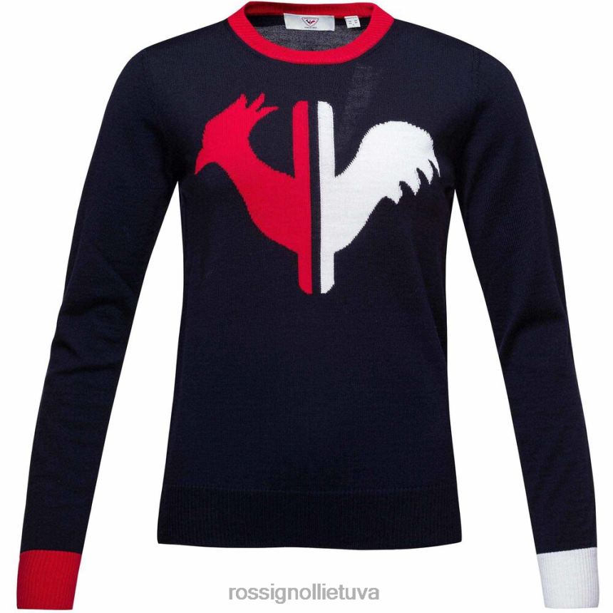 viršūnės Rossignol alya megztinis apvalia kakle tamsiai laivynas moterys 268B2977