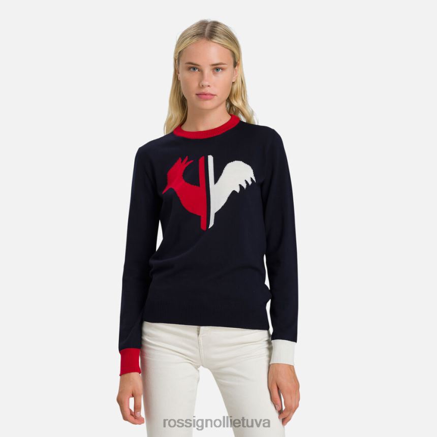 viršūnės Rossignol alya megztinis apvalia kakle tamsiai laivynas moterys 268B2977