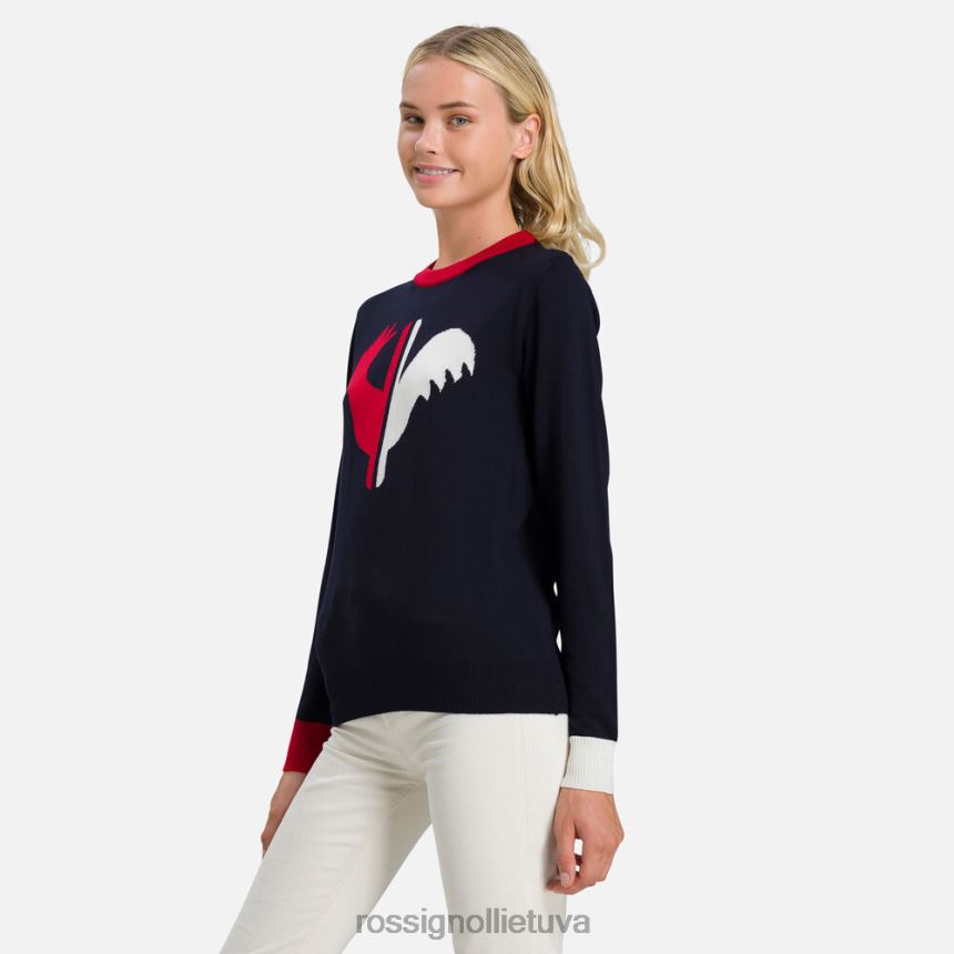 viršūnės Rossignol alya megztinis apvalia kakle tamsiai laivynas moterys 268B2977