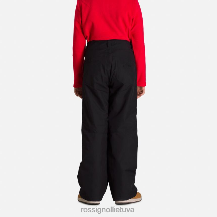 dugnai Rossignol slidinėjimo kelnės juodas berniukai 268B21223
