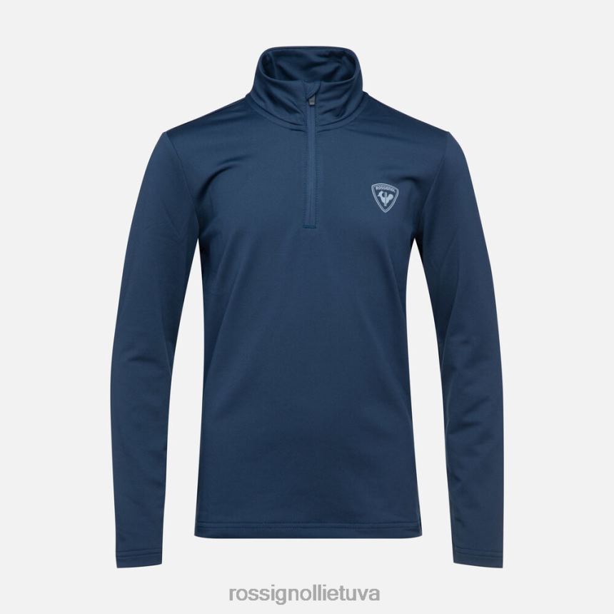 viršūnės Rossignol Pusiau užtrauktuko tamprus vilnonis viršus tamsiai laivynas berniukai 268B21235