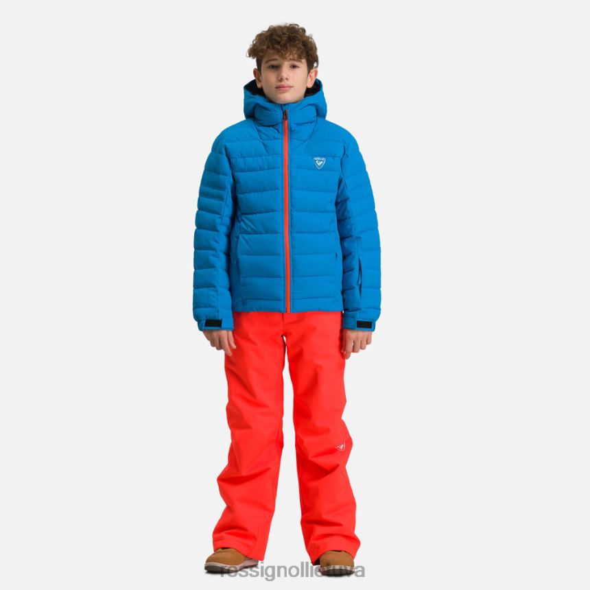 viršūnės Rossignol rapide slidinėjimo striukė mėlyna berniukai 268B21209