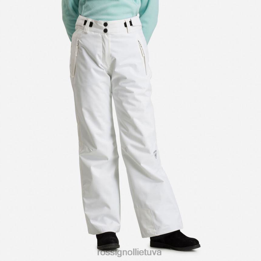 dugnai Rossignol slidinėjimo kelnės baltas mergaites 268B21161
