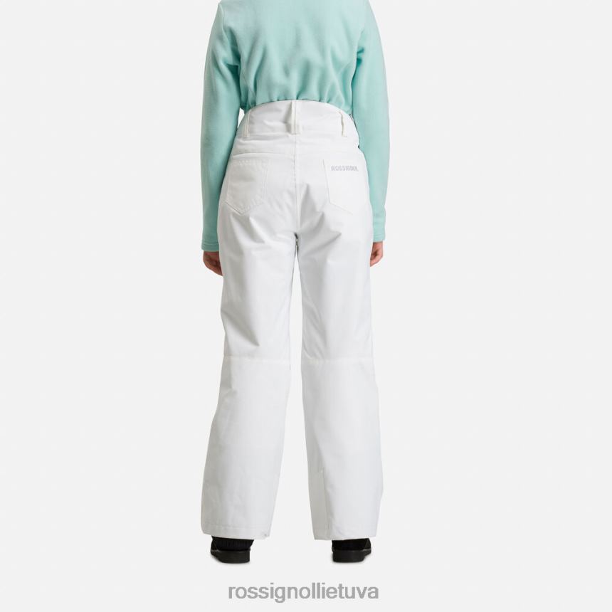 dugnai Rossignol slidinėjimo kelnės baltas mergaites 268B21161