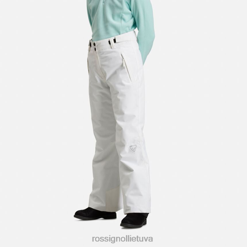 dugnai Rossignol slidinėjimo kelnės baltas mergaites 268B21161