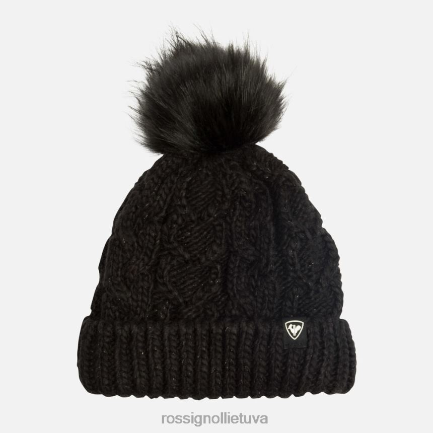 priedai Rossignol kaulinio kailio snuke juodas mergaites 268B21203