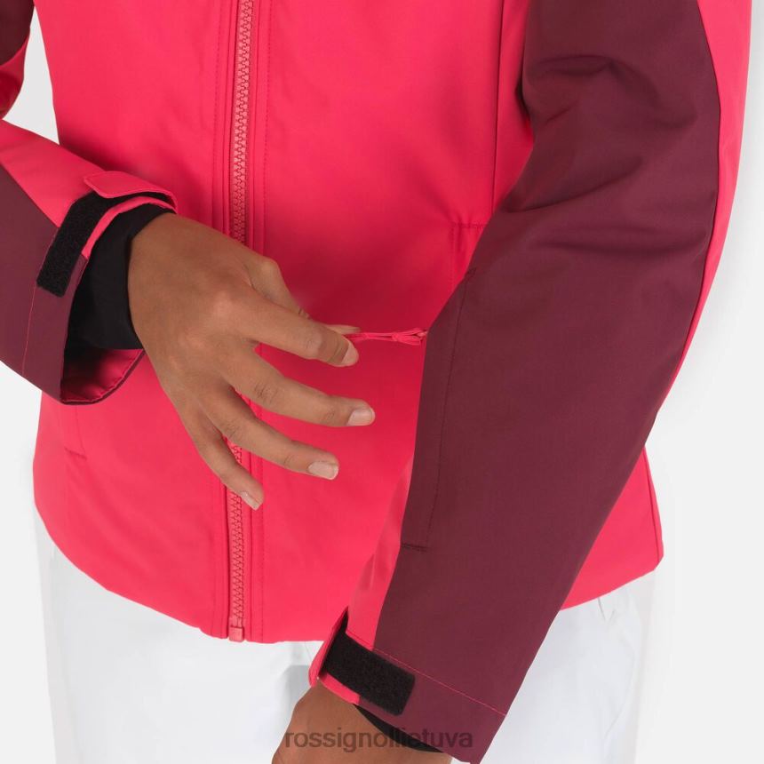 viršūnės Rossignol slidinėjimo striukė rožinis liftas mergaites 268B21240