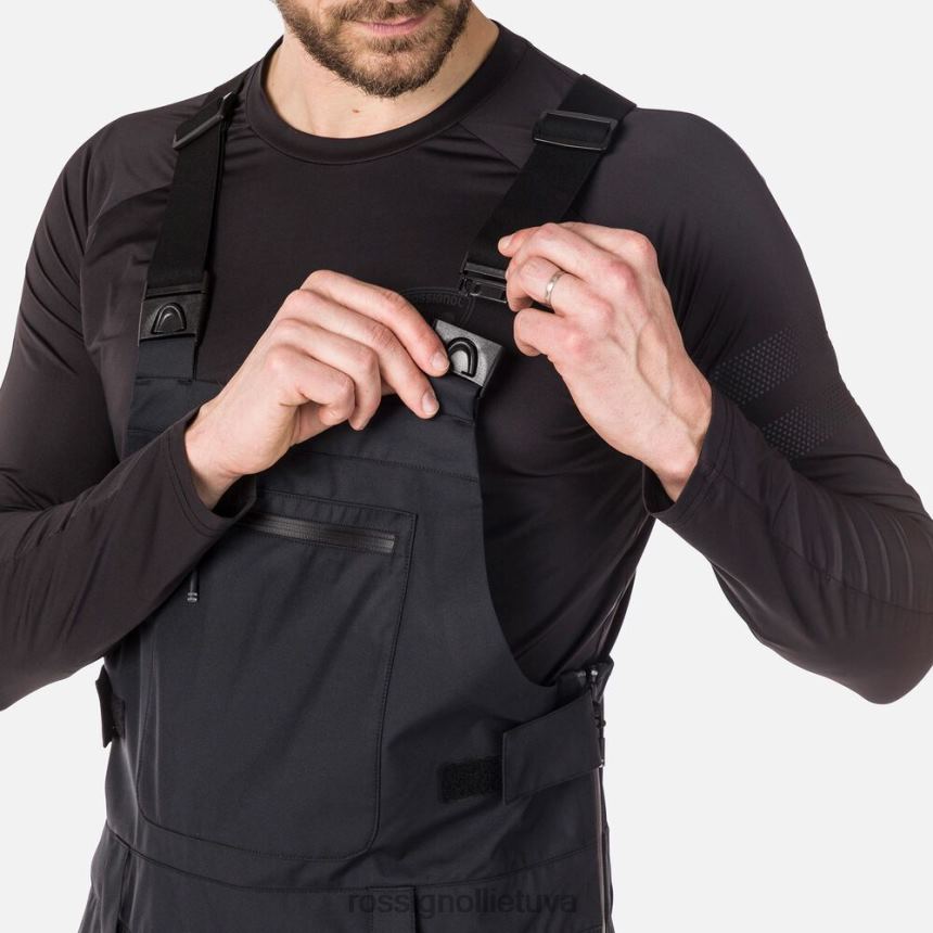 dugnai Rossignol skpr trijų sluoksnių kelnės su antgaliu juodas vyrų 268B2129