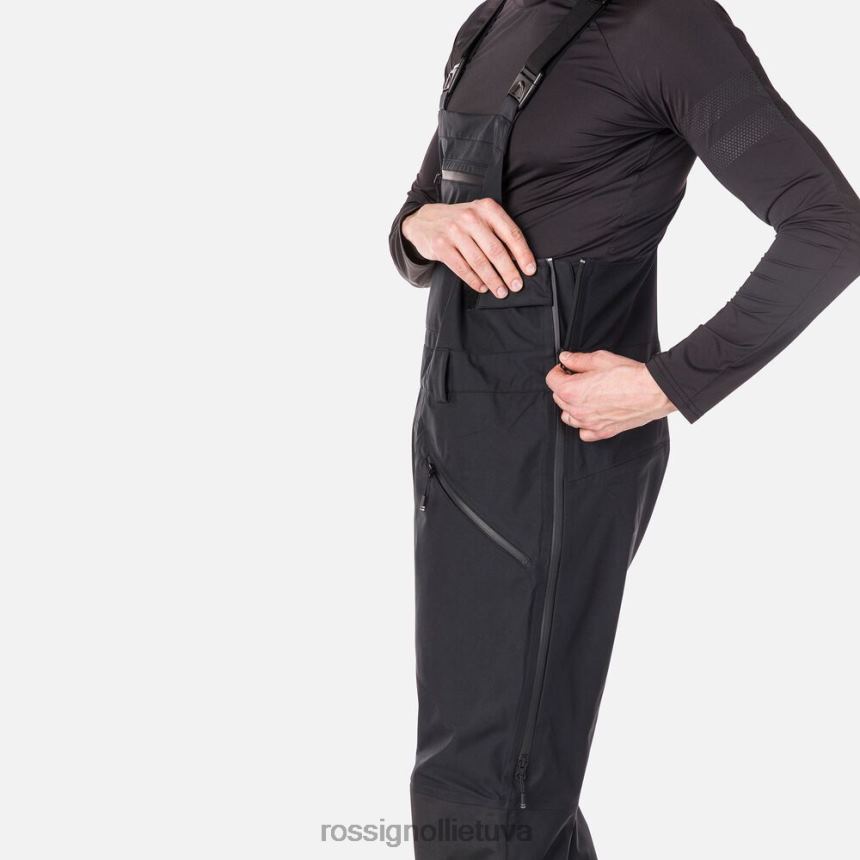 dugnai Rossignol skpr trijų sluoksnių kelnės su antgaliu juodas vyrų 268B2129