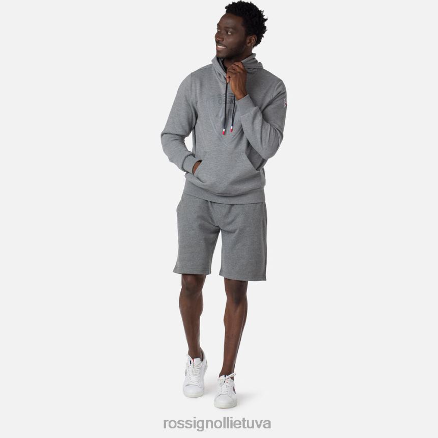 dugnai Rossignol Medvilniniai šortai su logotipu viržių pilka vyrų 268B2498