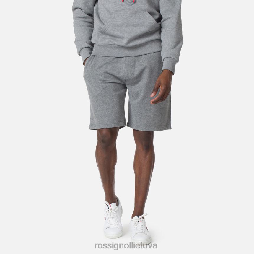 dugnai Rossignol Medvilniniai šortai su logotipu viržių pilka vyrų 268B2498