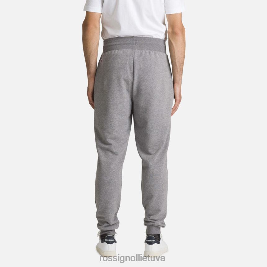 dugnai Rossignol medvilninės sportinės kelnės su logotipu viržių pilka vyrų 268B2379