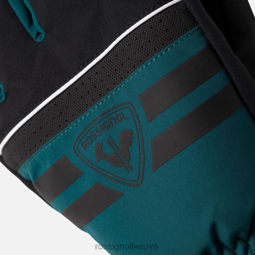 priedai Rossignol tech vandeniui atsparios slidinėjimo pirštinės giliai rausvas vyrų 268B2495