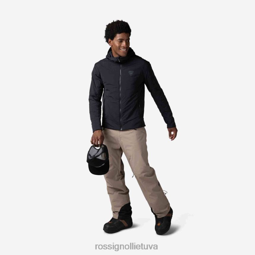 viršūnės Rossignol opside striukė su gobtuvu juodas vyrų 268B2205