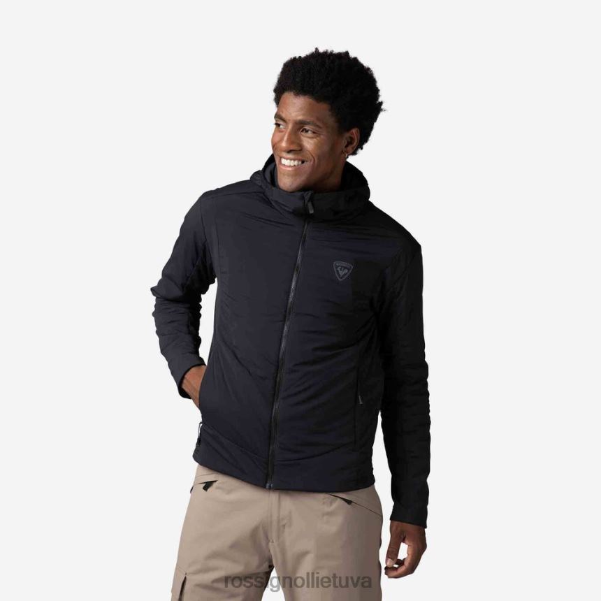 viršūnės Rossignol opside striukė su gobtuvu juodas vyrų 268B2205