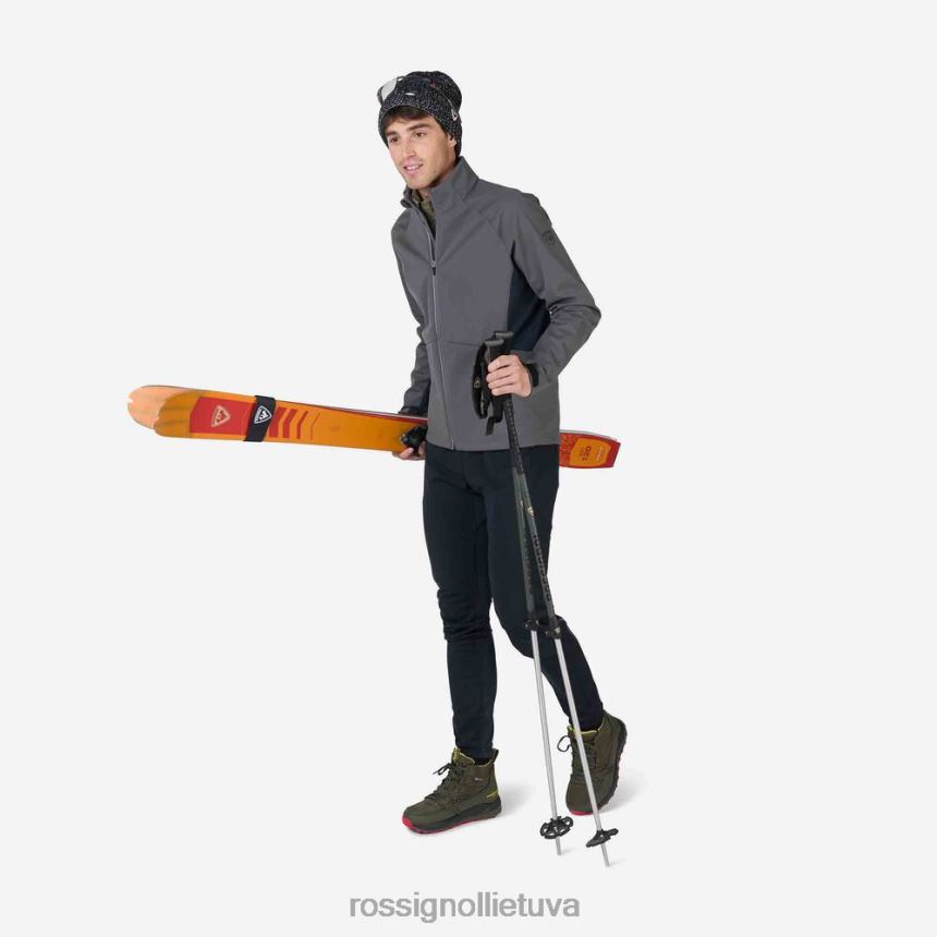 viršūnės Rossignol soft shell striukė onikso pilka vyrų 268B2516