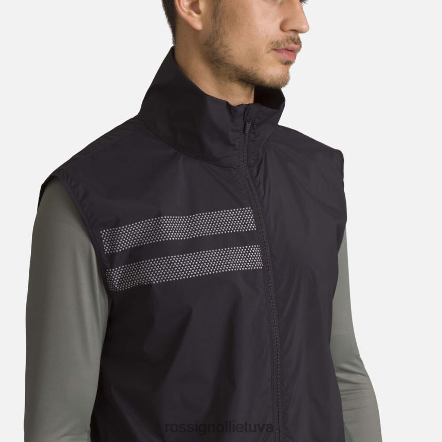 viršūnės Rossignol lengva kvėpuojanti liemenė juodas vyrų 268B2408