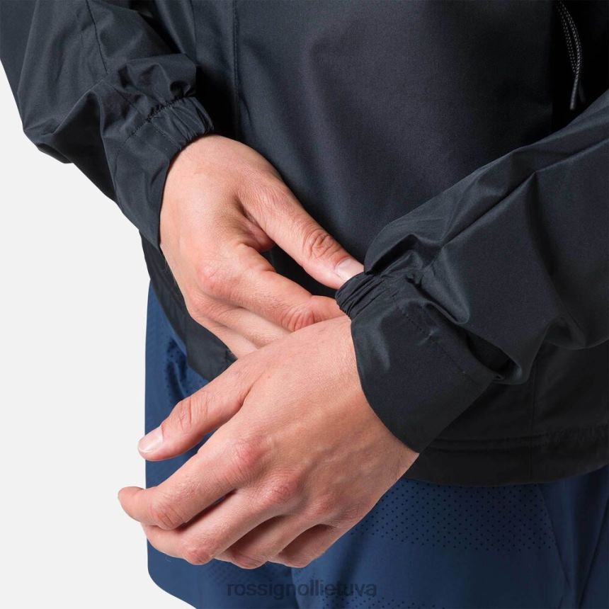 viršūnės Rossignol aktyvi striukė nuo lietaus juodas vyrų 268B2264