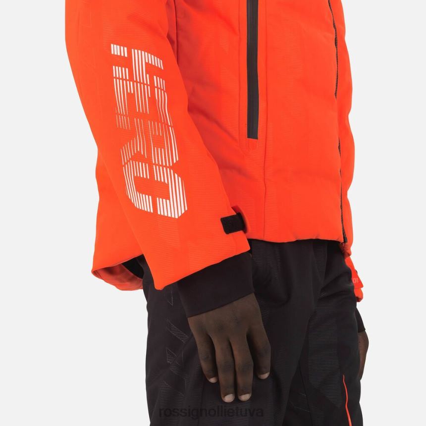 viršūnės Rossignol Hero Depart slidinėjimo striukė neoninė raudona vyrų 268B2605