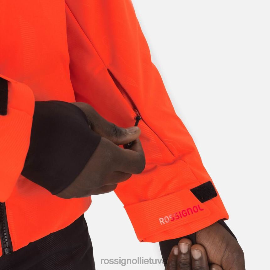 viršūnės Rossignol Hero Depart slidinėjimo striukė neoninė raudona vyrų 268B2605