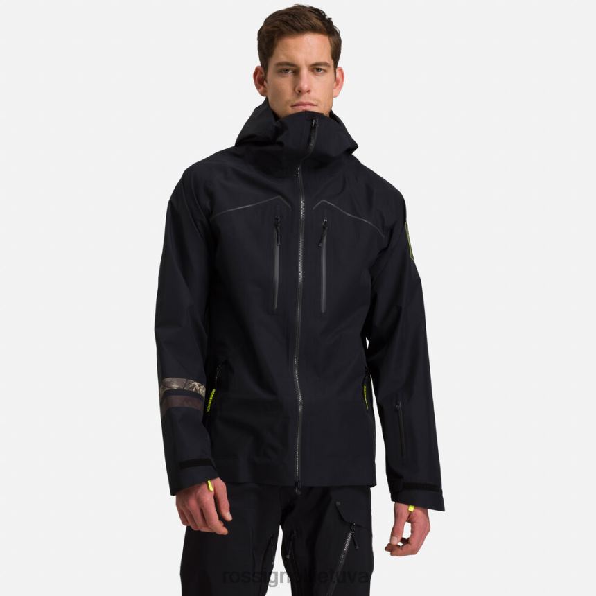 viršūnės Rossignol atelier s ride nemokama slidinėjimo / snieglenčių striukė juodas vyrų 268B2650