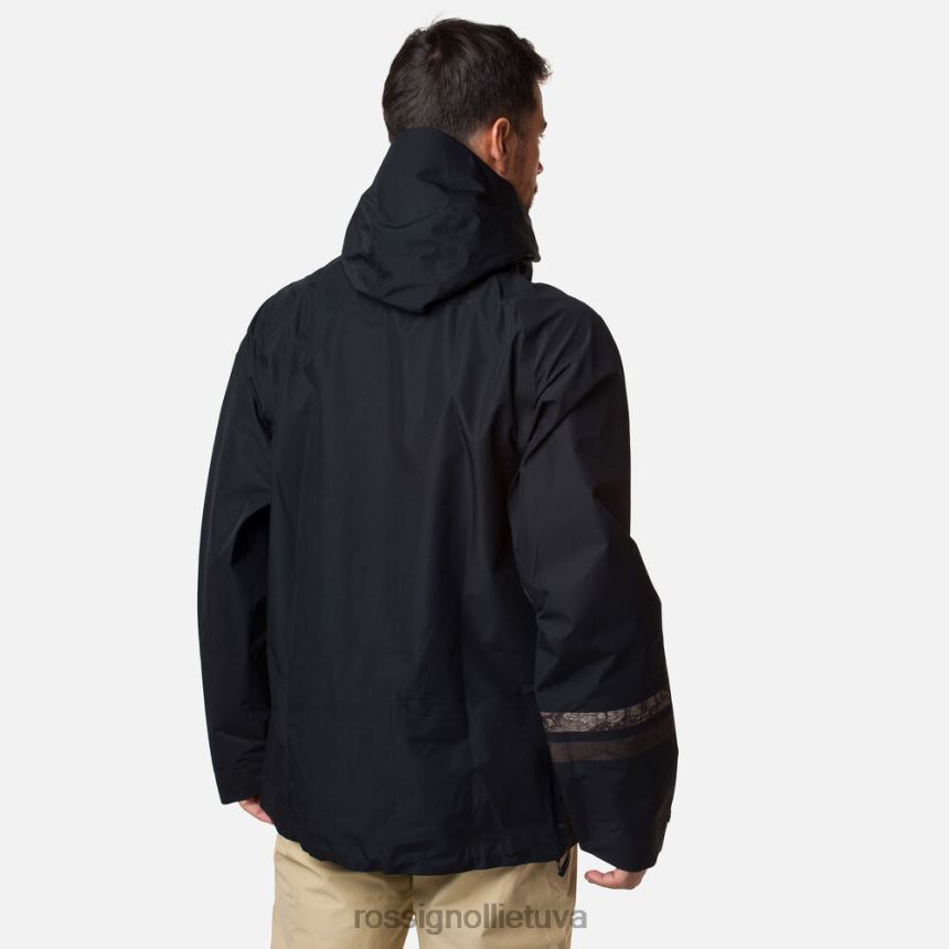 viršūnės Rossignol atelier s ride nemokama slidinėjimo / snieglenčių striukė juodas vyrų 268B2650