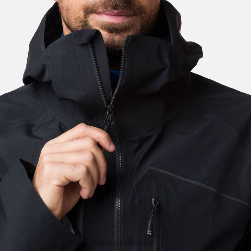 viršūnės Rossignol atelier s ride nemokama slidinėjimo / snieglenčių striukė juodas vyrų 268B2650