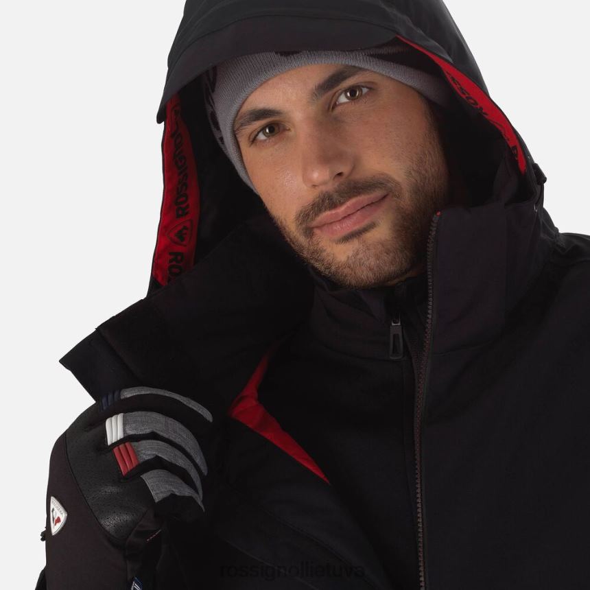 viršūnės Rossignol oro slidinėjimo striukė juodas vyrų 268B2654