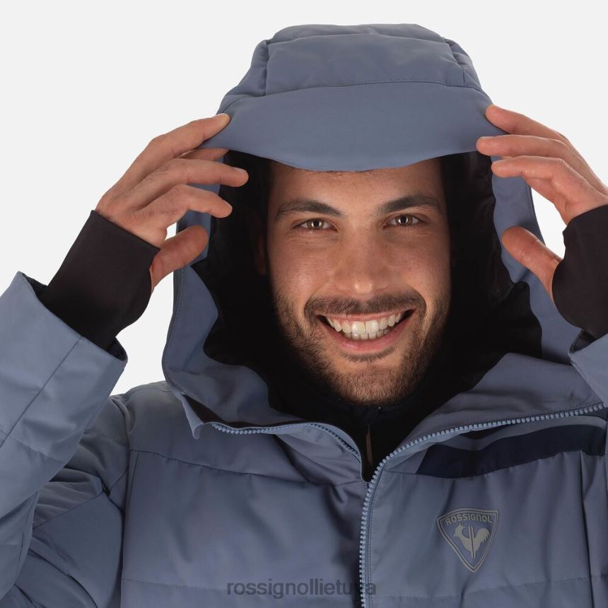 viršūnės Rossignol rapide slidinėjimo striukė melsvai pilka vyrų 268B2138