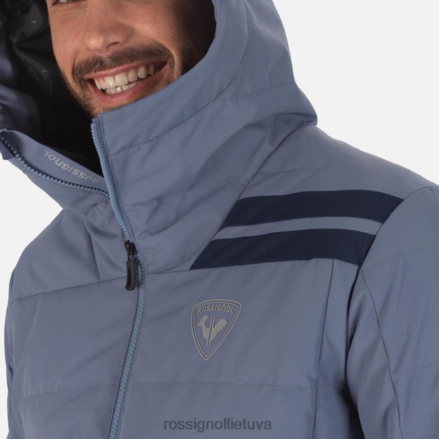 viršūnės Rossignol rapide slidinėjimo striukė melsvai pilka vyrų 268B2138