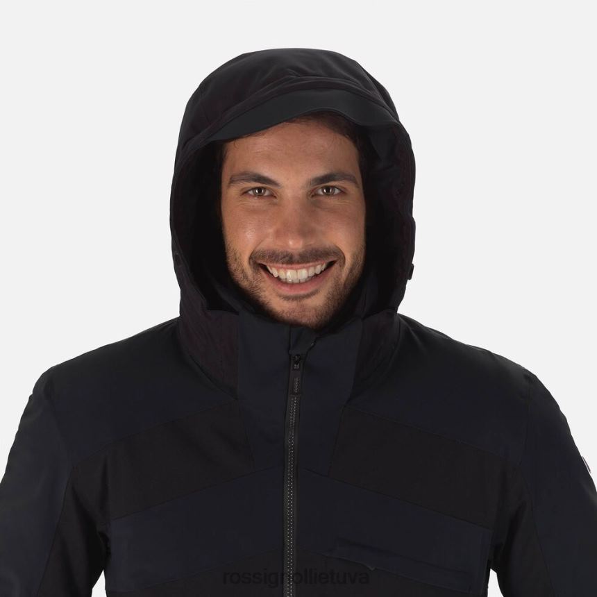 viršūnės Rossignol react merino slidinėjimo striukė juodas vyrų 268B2599