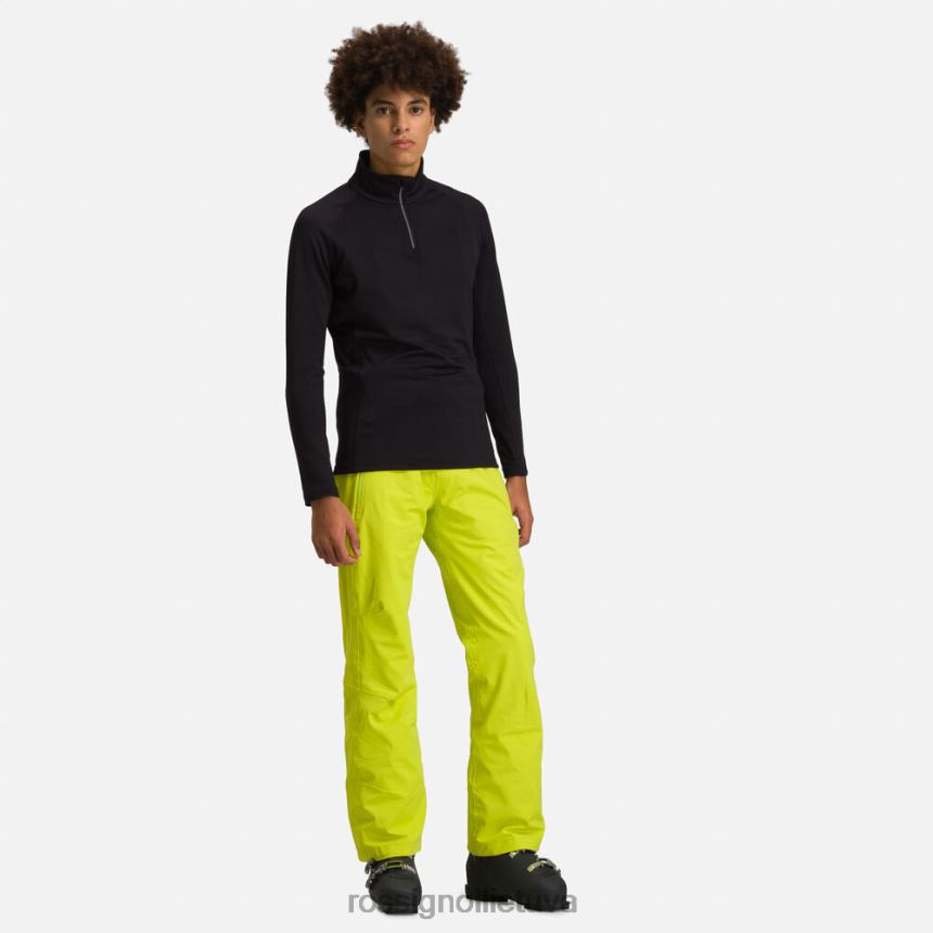 viršūnės Rossignol klasikinis, pusiau užtrauktuku užsegamas apatinis sluoksnis juodas vyrų 268B2672