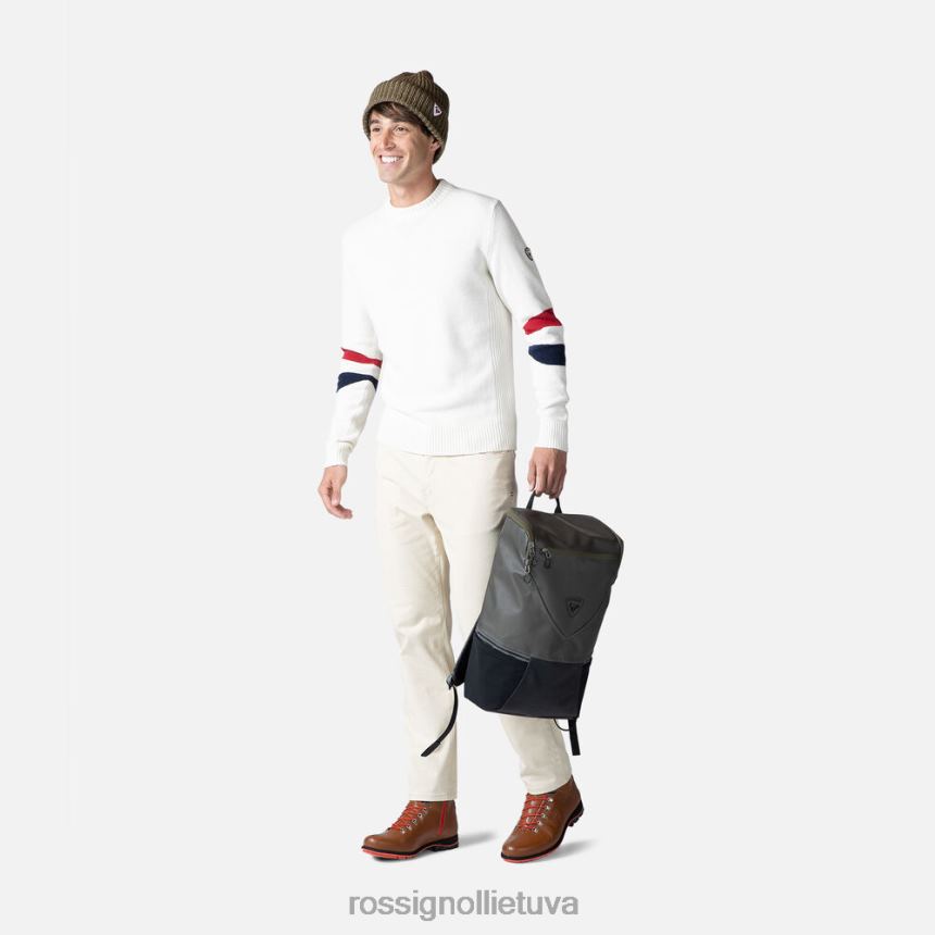 viršūnės Rossignol firminis megztas megztinis baltas vyrų 268B2441