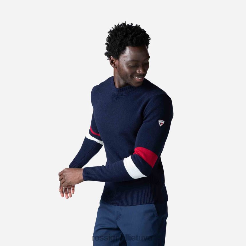 viršūnės Rossignol firminis megztas megztinis tamsiai laivynas vyrų 268B2445