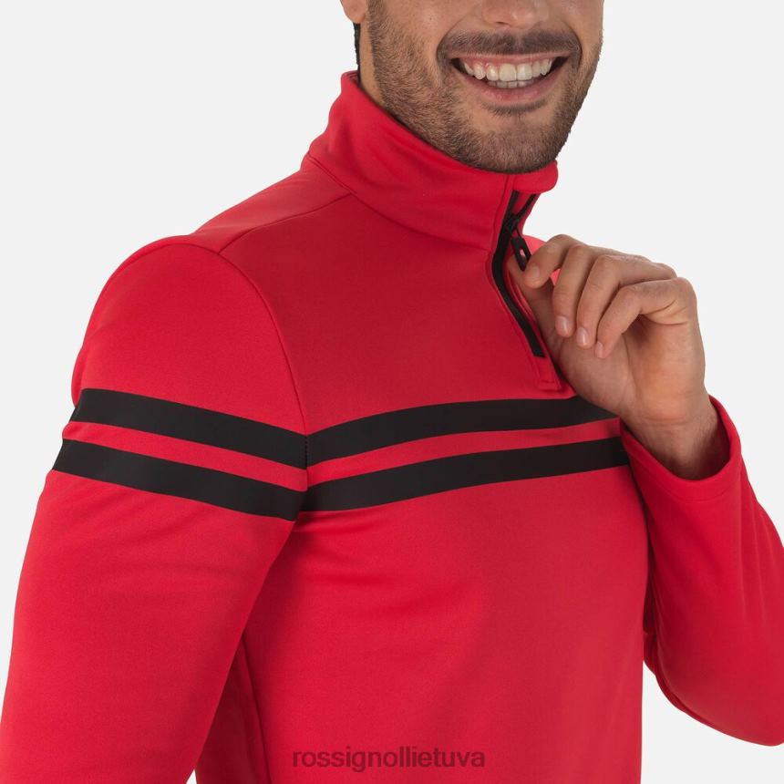 viršūnės Rossignol kurortinis viršus su pusiau užtrauktuku sportinis vyrų 268B2579