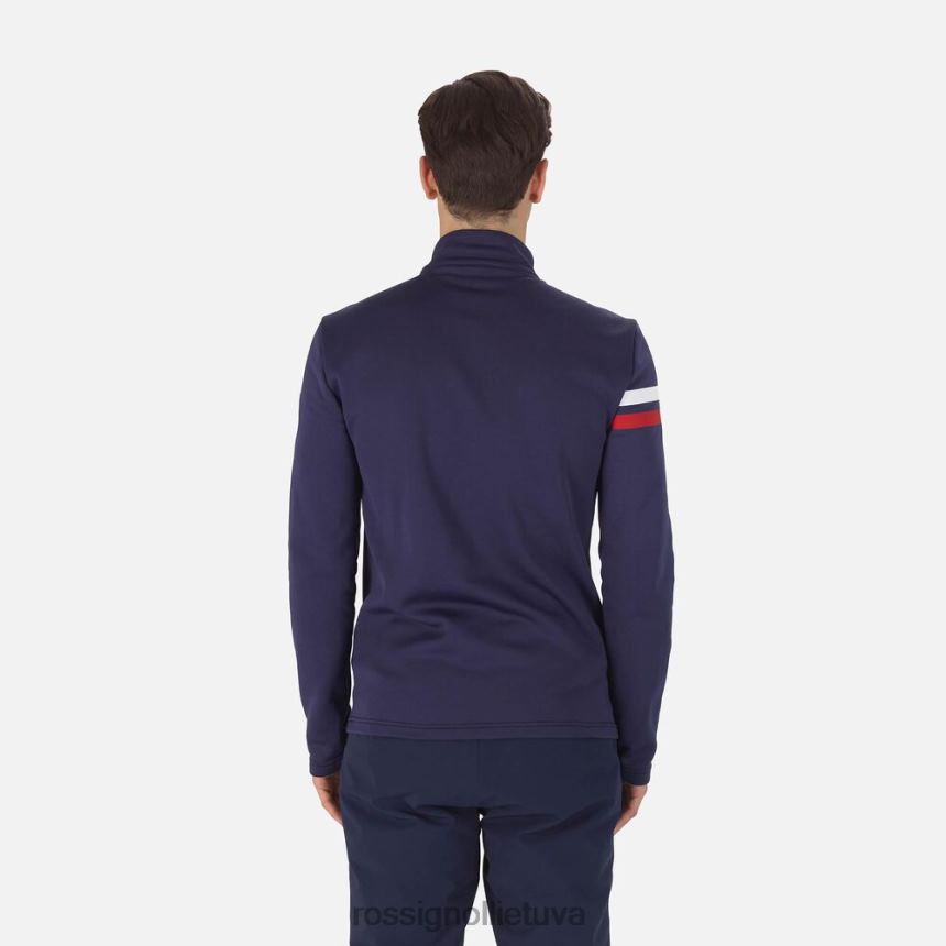 viršūnės Rossignol kurortinis viršus su pusiau užtrauktuku tamsiai laivynas vyrų 268B2675