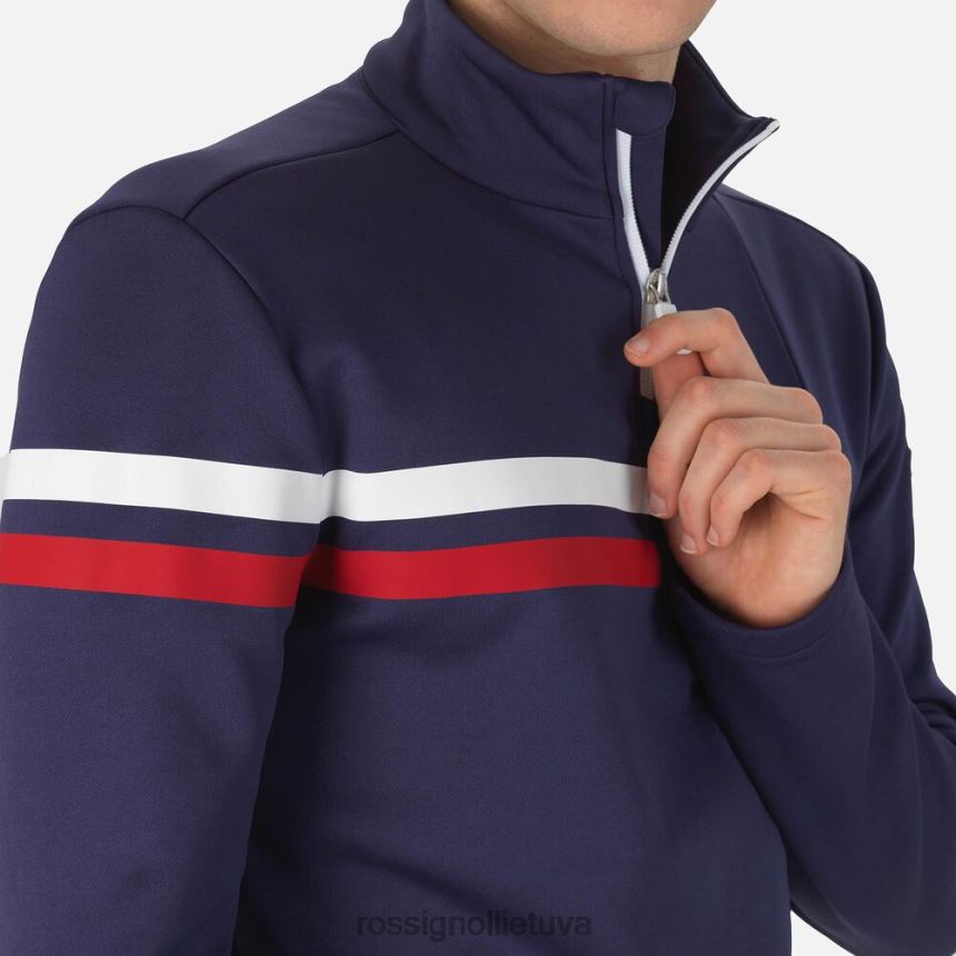 viršūnės Rossignol kurortinis viršus su pusiau užtrauktuku tamsiai laivynas vyrų 268B2675