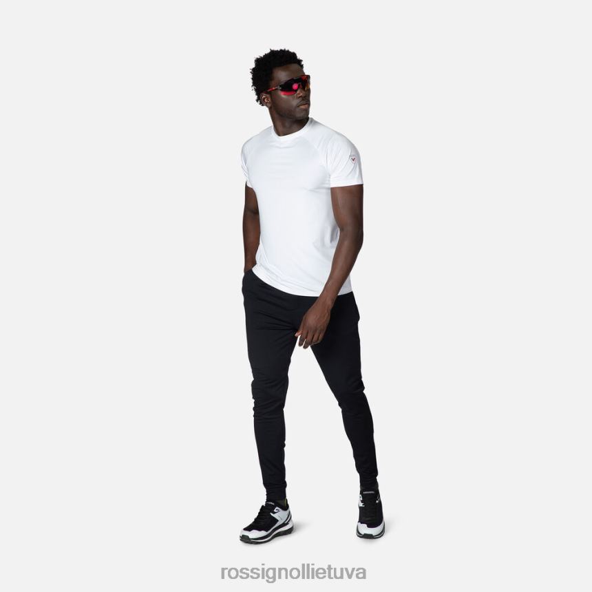 viršūnės Rossignol lengvas kvėpuojantis marškinėliai baltas vyrų 268B256